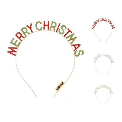 Alloy New stylish letter headdress Christmas headband