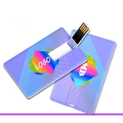 Custom Credit Card Usb Flash Drive 128Mb