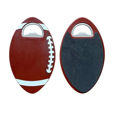 Rugby beer bottle opener
