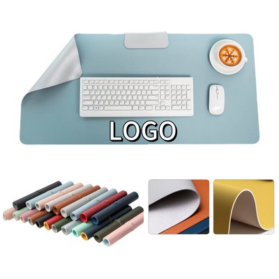 23.62" x 11.81" Leather Desk Protector Mouse Pad