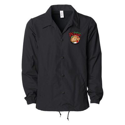 Independent Trading Co.® Water Resistant Windbreaker Coaches Jacket