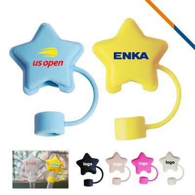 Doxe Star Silicone Straw Topper