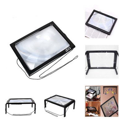 3X Foldable LED Page Magnifier