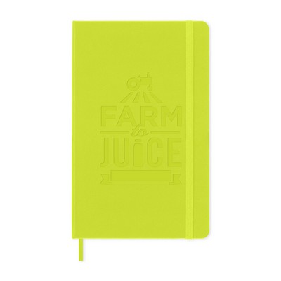 Moleskine® Hard Cover Ruled Large Notebook - Lemon Green