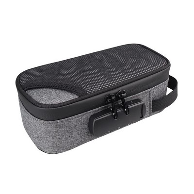 Smell Proof Odorless Bag Storage Case w/Easy Use Combination Lock