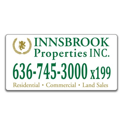 Magnet-30Mil - 5"X10" Custom Shape-Indoor-Outdoor. Full Color