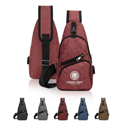 Polyester Sling Bag Backpack