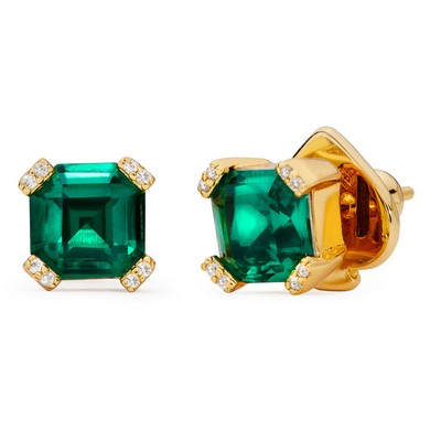kate spade new york Dazzle Studs - Green/Gold