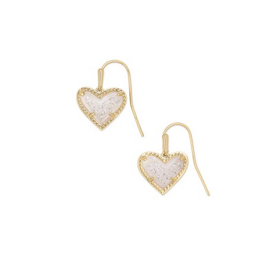 Kendra Scott Ari Heart Drop Earrings