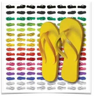 Women's Assembled Basic Flip Flops