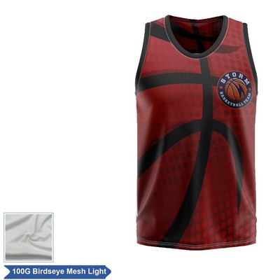 Unisex and Kids' Sublimation Basketball Jersey - 100G