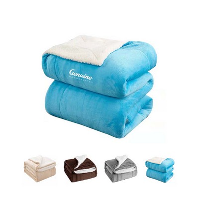 Faux Lamb Wool Blanket