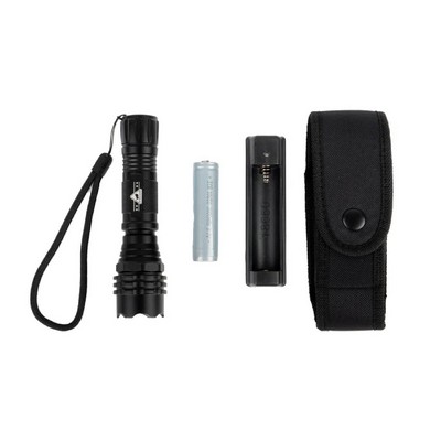 LED Rechargeable Flashlight (Complete Set)