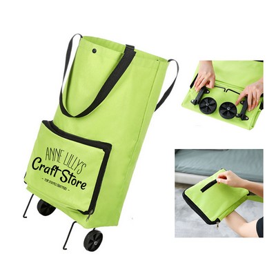 3" 1 Collapsible Shopping Bag with Wheel