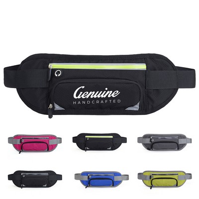 Polyester Fanny Pack with Bottle Pocket