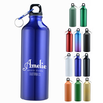 17oz Sport Water Bottle with Carabiner