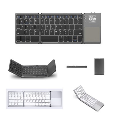 Portable Tri-Fold Wireless Keyboard
