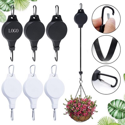 Retractable Plant Hanger Plant Pulley For Garden Baskets