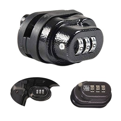 Keyless Alloy Steel Gun Trigger Lock Own Combination Trigger Guard for Pistols Rifles Firearm Safety