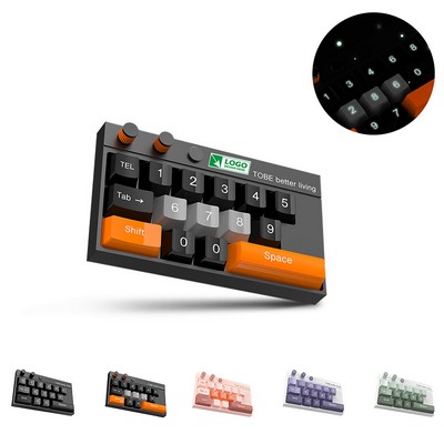 Keyboard Design Car Temporary Parking Card Plate