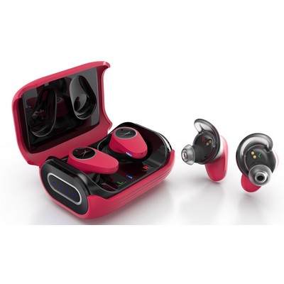 Altec Lansing RedHydrabuds Truly Wireless Noise Canceling Bluetooth Earphone