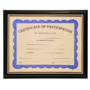 Slide In Frame Plaque w/Window