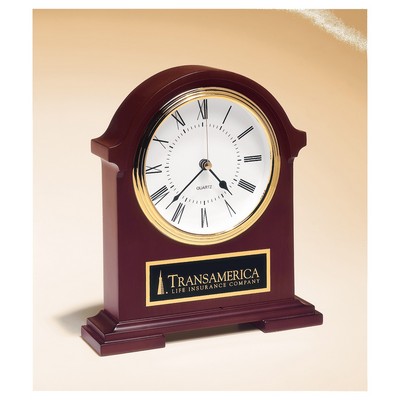 Napolean Clock Traditional Style w/Mahogany Finish