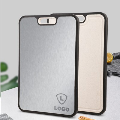 2-Sided Cutting Board Made Of Pure Titanium And Wheat Fiber
