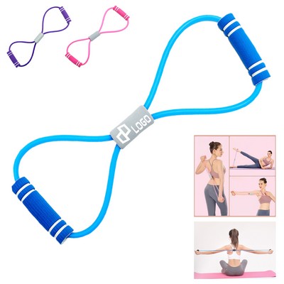 Number Eight Shaped Yoga Tension Rope Exercise Band