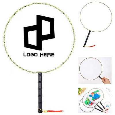 Diy Hand-Painted Fan W/ Tassels