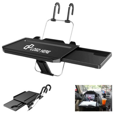 Multifunctional Car Drawer-Style Tray Table