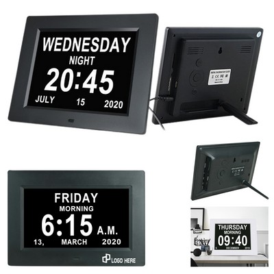 8" Digital Calendar Clock