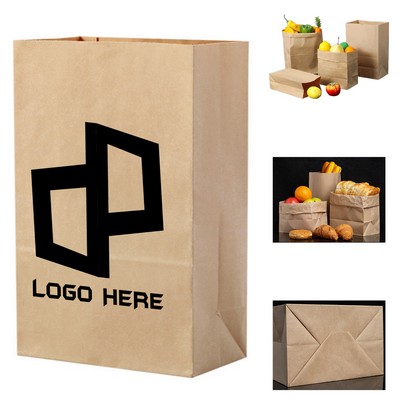 7.09X4.33X12.6" Thicken Grease Proofing Kraft Paper Bag