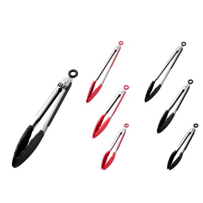 Silicone & Stainless Steel Tongs