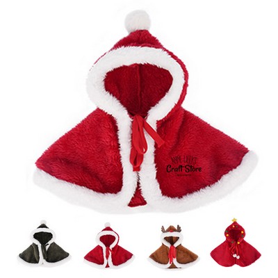 Pet Christmas Hat with Scarf Set