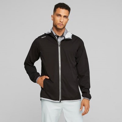 Puma Men's DRYLBL Packable Rain Golf Jacket