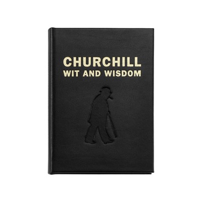 Churchill Wit & Wisdom Traditional Leather Book