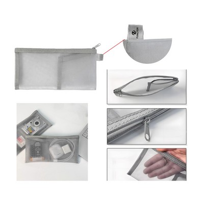 Mesh Storage Bag For Card & Cable