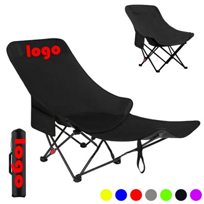 Reclining Camping Chair with Removable Footrest