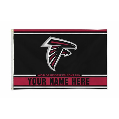 Atlanta Falcons Personalized NFL® Flag (3'x5')