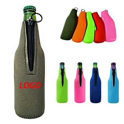 Bottle Zipper Scuba Cooler Bags