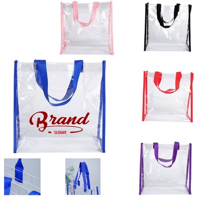 Clear PVC Travel Tote Bag