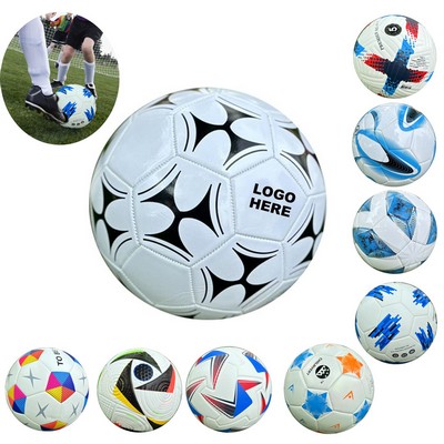 Professional Official Size 5 PU Football Soccer Ball for Youth