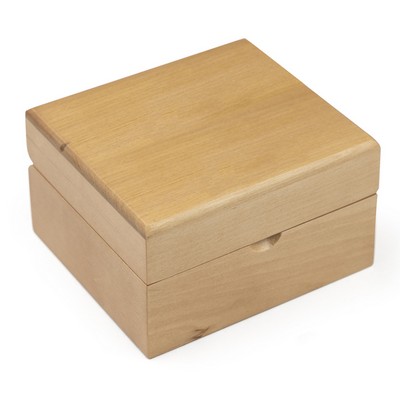 Hardwood Keepsake Box (4 1/4" x 4 3/4" x 2 3/4")