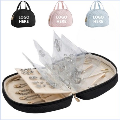 Travel Jewelry Storage Bag W/ Loose-Leaf Binder