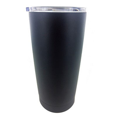 20 Oz. Black Stainless Steel Travel Mug Tumbler