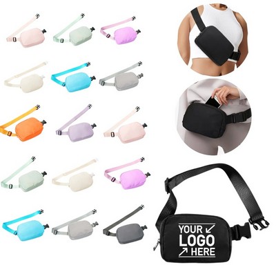 Sport Waterproof Chest Belt Bag with Adjustable Strap