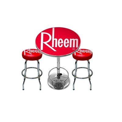 Bar Table and Single Ring Stool Combo