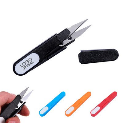 U-Shaped Fishing Line Snips With Protective Cap