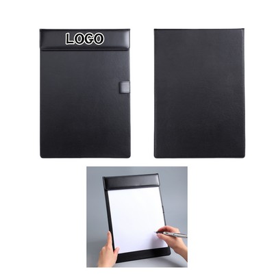 A4 PU Magnetic Clipboard w/Pen Holder